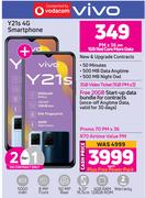 2 x Vivo Y21s 4G Smartphone-On 1GB Red Core More Data + On Promo 70