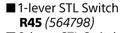 Builders Double Socket 1 Lever STL Switch