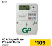 Go 80 A Single Phase Pre Paid Meter