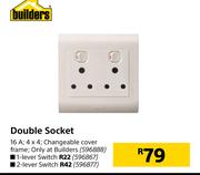 Builders Double Socket 