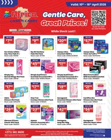 Africa Cash And Carry : Gentle Care, Great Prices (10 April - 16 April 2026)