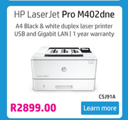 HP Laser Jet Pro Printer M402dne(C5J91A)