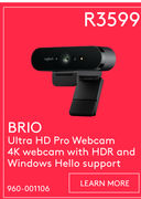 Logitech Brio Ultra HD Pro Webcam 4K Webcam With HDR And Windows Hello Support 960-001106