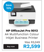 HP Officejet Pro 9013 A4 Multifunction Colour Inkjet Business Printer