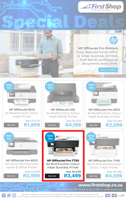 First Shop : HP Printer Promo (19 November - 26 November 2021), page 1