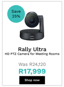 Logitech Rally Ultra HD PTZ Camera For Meeting Rooms
