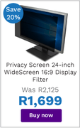 Targus Privacy Screen 24-Inch Widescreen 16:9 Display Filter