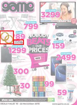 Game : Nobody Beats Our Prices (16 Nov - 22 Nov 2016), page 1