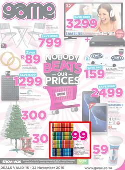 Game : Nobody Beats Our Prices (16 Nov - 22 Nov 2016), page 1