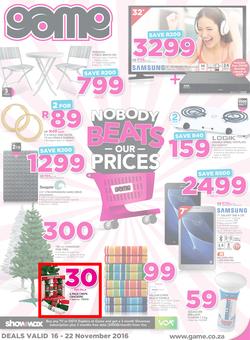 Game : Nobody Beats Our Prices (16 Nov - 22 Nov 2016), page 1