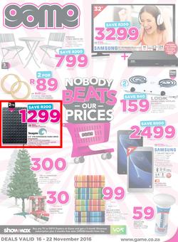 Game : Nobody Beats Our Prices (16 Nov - 22 Nov 2016), page 1