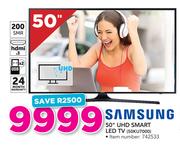 Samsung 50" UHD Smart LED TV 50KU7000