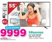 Hisense 55" UHD Smart LED TV 55K3300