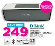D-Link Wireless Bluetooth Speaker DBS-2012-WHITE