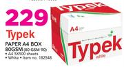 Typek Paper A4 Box 80GSM 80 GSM 90