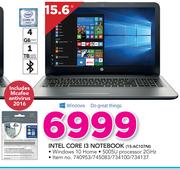 HP 15.6" Intel Core i3 Notebook 