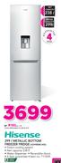 Hisense 299Ltr Metallic Bottom Freezer Fridge H299BME-WD