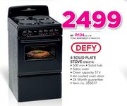 Defy 4 Solid Plate Stove DSS514