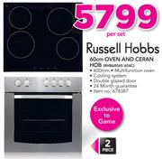 Russeell Hobbs 60cm Oven and Ceran Hob RHB6806S 604C