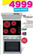 Whirlpool 3 Piece 60cm Oven and Hob Cooking Set