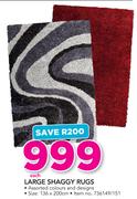 Large Shaggy Rugs-Each