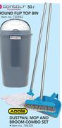Addis Dustpan, Mop And Broom Combo Set-Each
