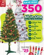 All In One Pine Tree And Decorations-Each