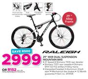 Raleigh 29" MXR Dual Suspension Mountain Bike
