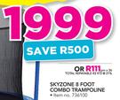 Bounce King Sykzone 8 Foot Combo Trampoline