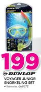 Dunlop Voyager Junior Snorkeling Set