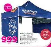 Discovery Adventures 3m x 3m Gazebo-Each