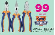 Fragram 3 Piece Plier Set-Per Set