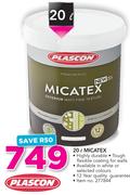 Plascon 20Ltr Micatex