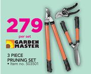 Garden Master 3 Piece Pruning Set-Per Set