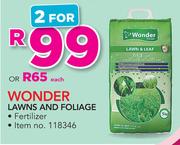 Wonder Lawns And Foliage Fertilizer-For 2