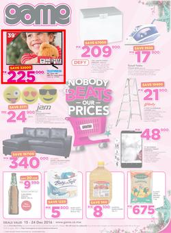 Game Malawi (15 Dec - 24 Dec 2016), page 1