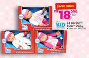 Kid Connection 33cm Body Doll-Each