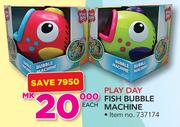 Play Day Fish Bubble Machine-Each