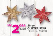 28cm Glitter Star-Each