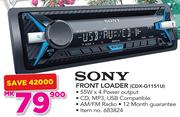 Sony Front Loader CDX-G1151U