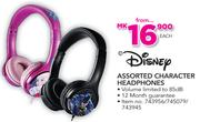 Disney Assorted Character Headphones-Each