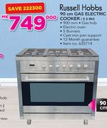 Russell Hobbs 90Cm Gas Electric Cooker SS RH