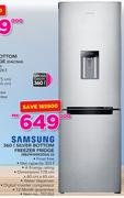 Samsung 360Ltr Silver Bottom Freezer Fridge RB29HWR3DSA U