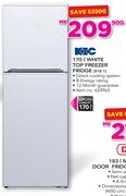 KIC 170Ltr White Top Freezer Fridge 518 1