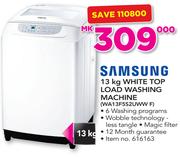 Samsung 13Kg White Top Load Washing Machine WA13F5S2UWW F