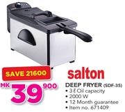 Salton Deep Fryer SDF-35