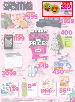 Game Namibia : Windhoek (15 Dec - 24 Dec 2016), page 1