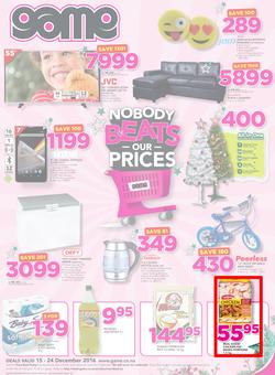 Game Namibia : Windhoek (15 Dec - 24 Dec 2016), page 1