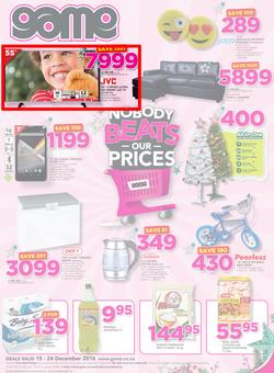 Game Namibia : Windhoek (15 Dec - 24 Dec 2016), page 1