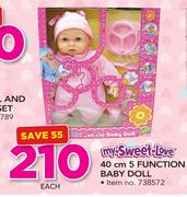 My Sweet Love 40Cm 5 Function Baby Doll